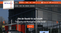 Desktop Screenshot of metallbau-saar.de